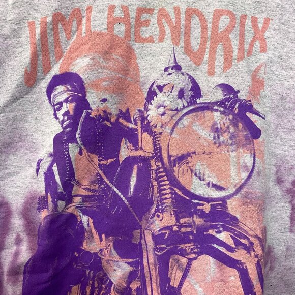 Jimi Hendrix Purple Haze Rock Legend Crewneck Sweater Medium - Picture 2 of 4